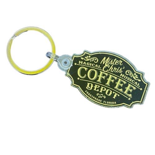 Mister Chris' Collector Keychain. This special Collector Keychain will remind you the direction you need to go for great coffee.